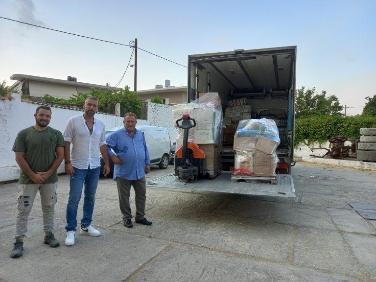 Κρήτη: Αποστολή ανθρωπιστικής βοήθειας προς τον δήμο Ανατολικής Μάνης
