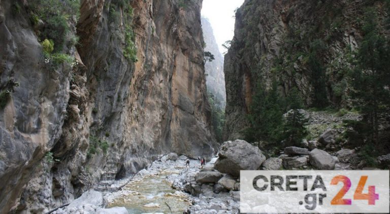 Ξεκίνησαν οι εργασίες συντήρησης του μονοπατιού στο Φαράγγι της Σαμαριάς