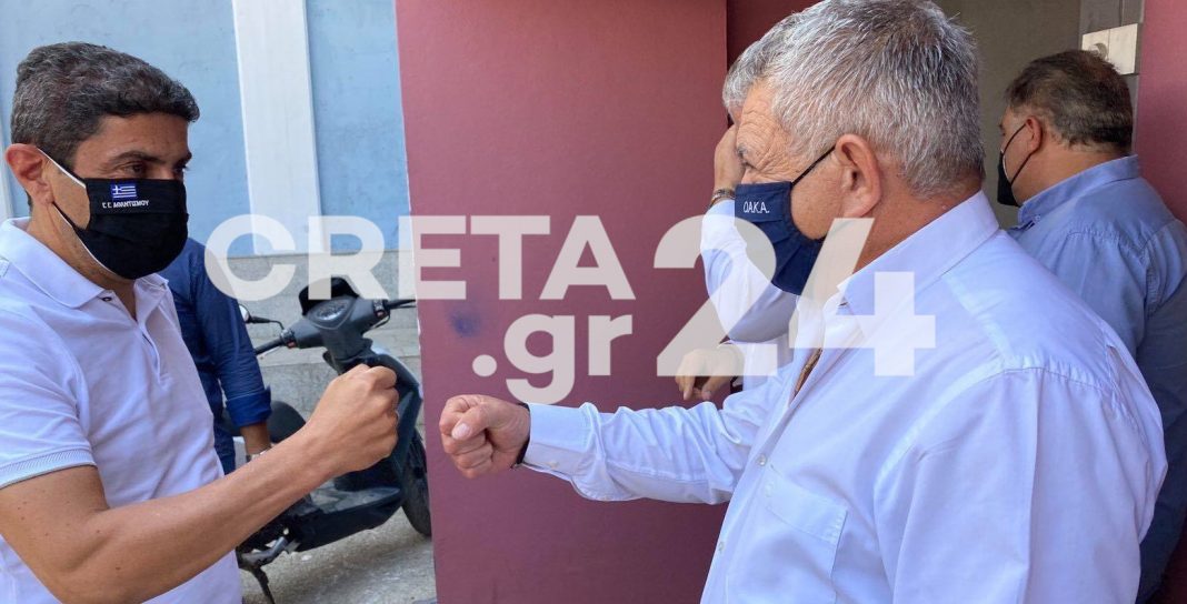 Στις Μοίρες ο Λευτέρης Αυγενάκης (εικόνες)