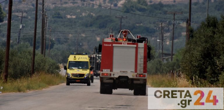 Κρήτη: Σοβαρό τροχαίο με εγκλωβισμό τη νύχτα