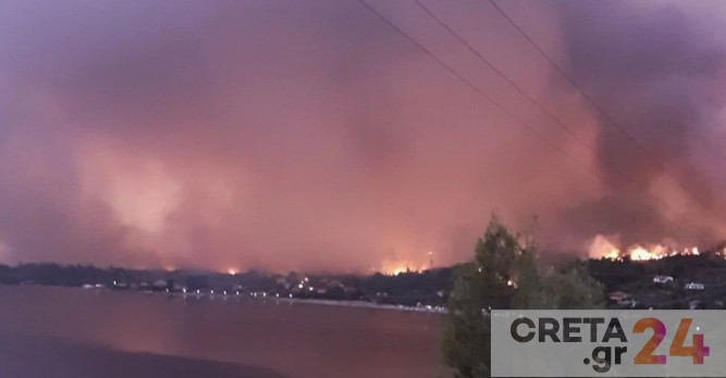 Φωτιά στη Λίμνη Ευβοίας: Ξεκίνησαν οι ρίψεις, μάχη με τις αναζωπυρώσεις – «Tουλάχιστον 150 σπίτια έχουν καεί»