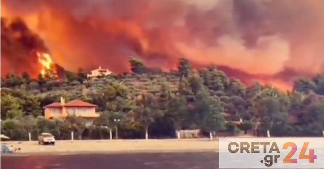 Φωτιά στην Εύβοια: Εκκένωση άλλων τριών χωριών – Χτυπούν καμπάνες για να εγκαταλείψουν οι κάτοικοι τα σπίτια