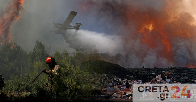 Πυρκαγιές – Αγωνία για την Εύβοια: Ανεξέλεγκτα τα μέτωπα, εκκενώνονται κι άλλοι οικισμοί