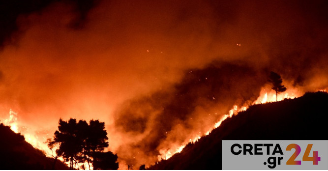 Φωτιά στη Βόρεια Αττική: Στην εθνική οδό στο ύψος της Μαλακάσας έφτασε η φωτιά