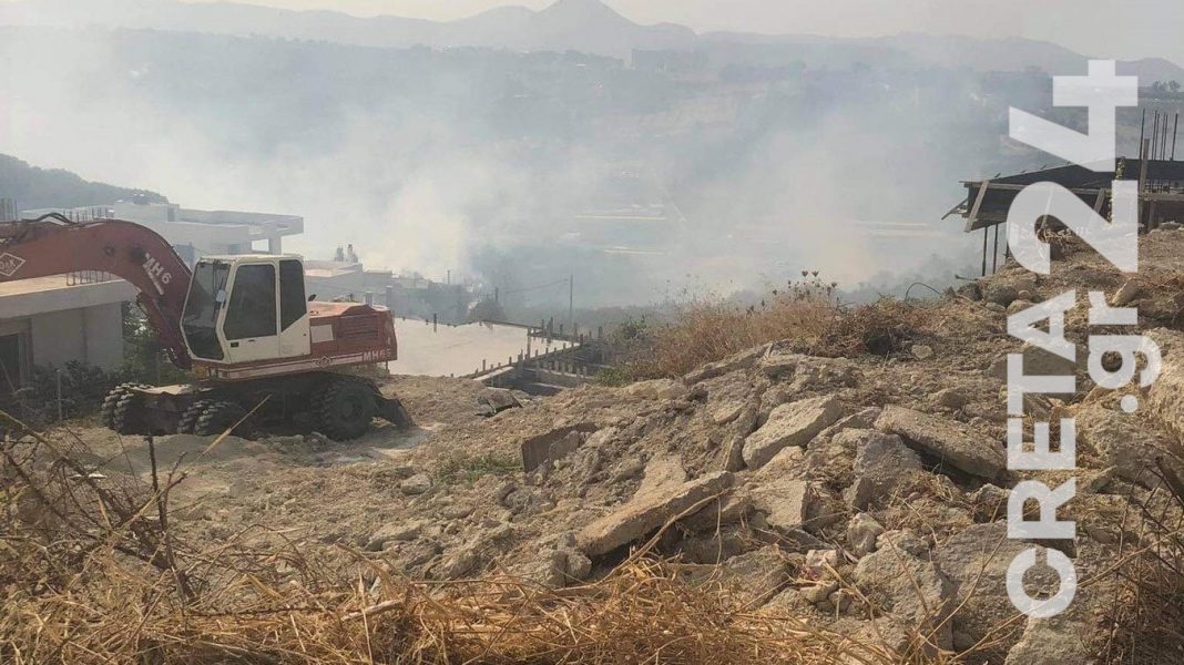 Ηράκλειο: Τρέχει και δεν φτάνει η Πυροσβεστική – Νέα φωτιά (εικόνες – βίντεο)
