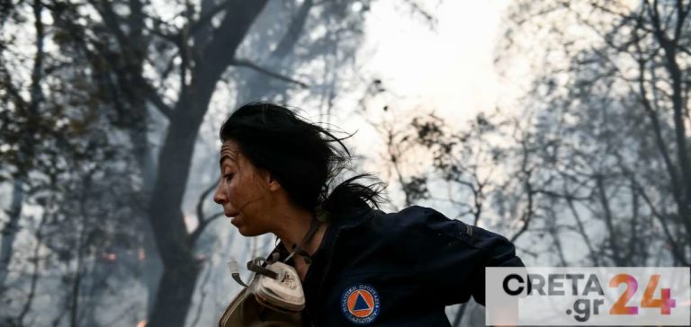 Συγκλονίζει η Κρητικιά ηρωίδα εθελόντρια δασοπυροσβέστης – «Συγγνώμη στους γονείς του Βασίλη που χάθηκε»