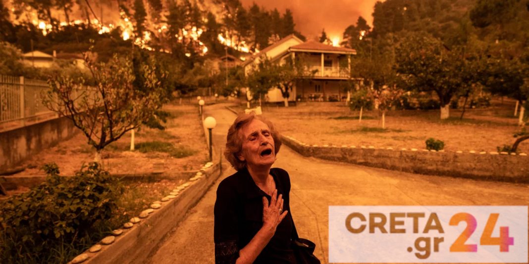 Η κραυγή της κυρίας Παναγιώτας από τις Γούβες εξώφυλλο στον Guardian, τους FT και άλλες ξένες εφημερίδες