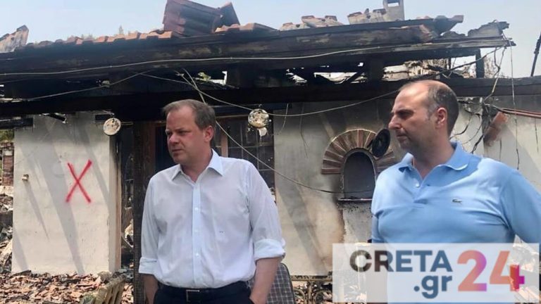 Καραμανλής από Βαρυμπόμπη: Ταχύτατη η διαδικασία καταγραφής ζημιών – Δεν θα μείνει κανείς μόνος