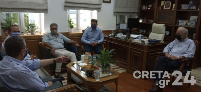 Το μεταφορικό ισοδύναμο στην ατζέντα της συνάντησης του Περιφερειάρχη με τους Δημάρχους της Κρήτης