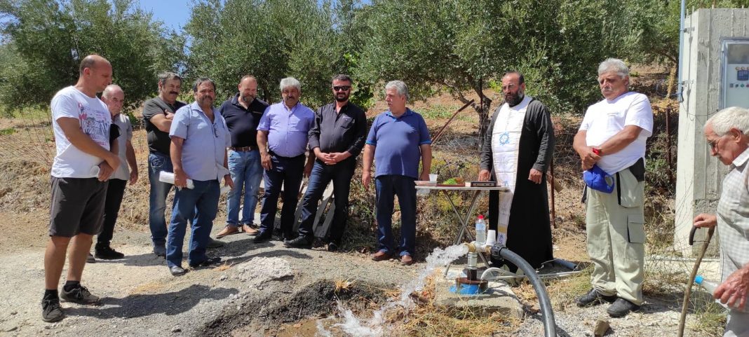 Σε λειτουργία η νέα γεώτρηση στον Πρινιά