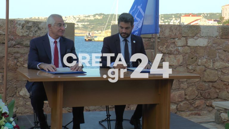 Με συμβολική τελετή στον Φιρκά αδελφοποιήθηκαν οι Δήμοι Χανίων & Τάρπον Σπρινγκς της Φλόριντα