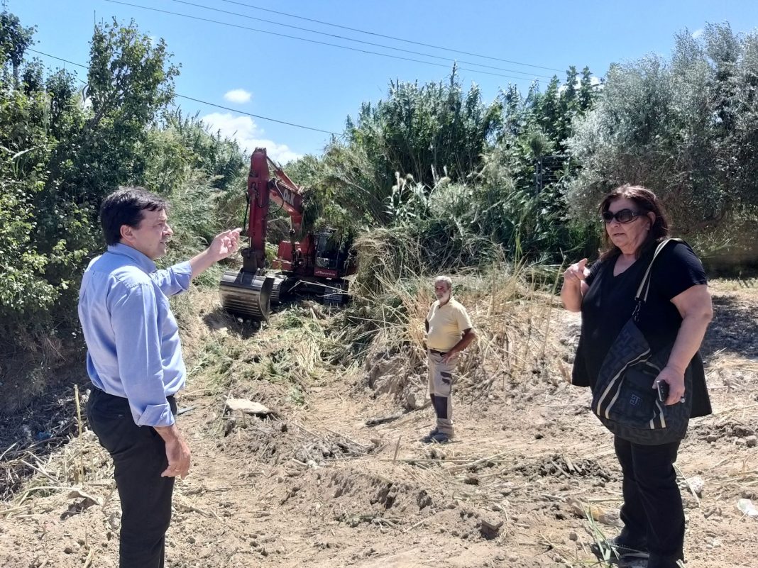 Ηράκλειο: Καθαρισμοί ρεμάτων – Επιτόπου έλεγχοι από τον Αντιπεριφερειάρχη