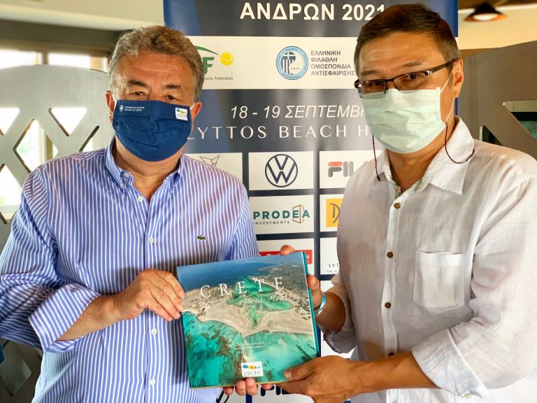 Με τον πρέσβη του Καζακστάν συναντήθηκε ο Περιφερειάρχης Κρήτης