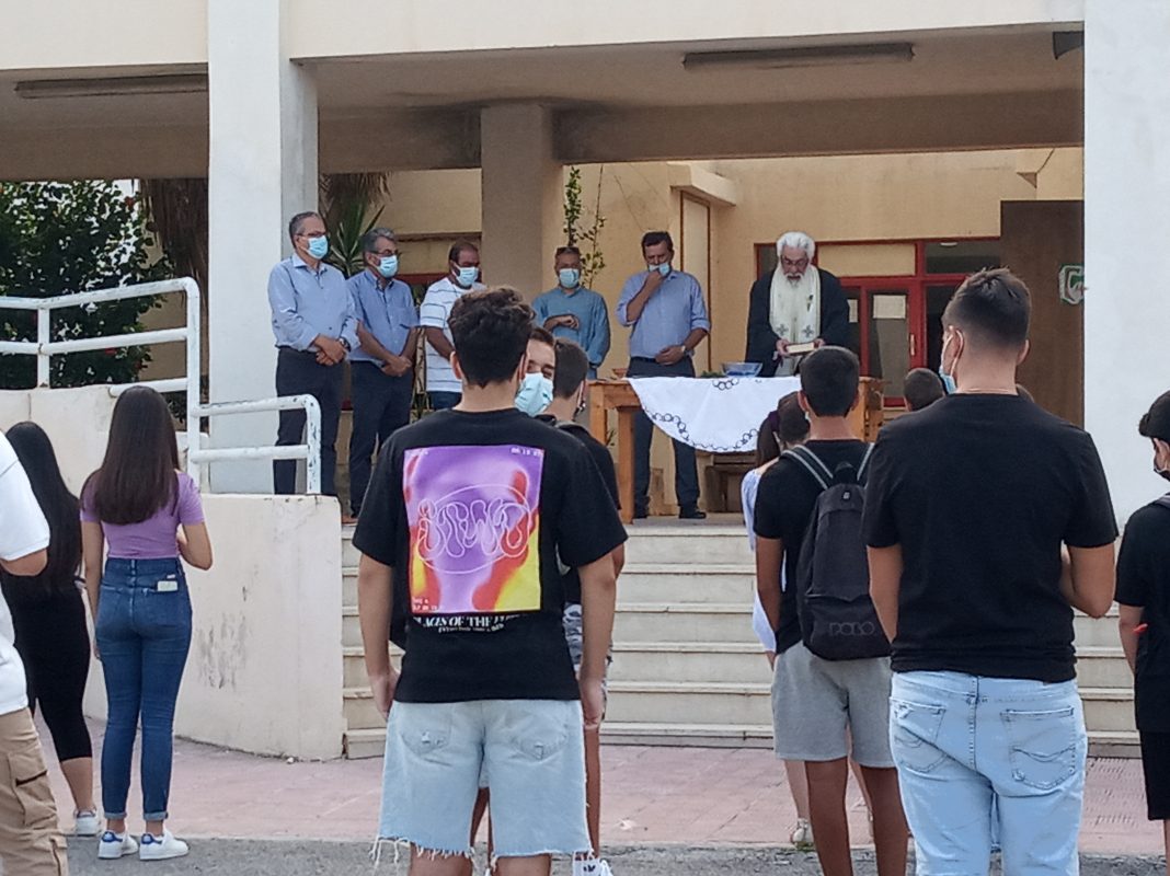 Πραγματοποιήθηκε ο Αγιασμός στις σχολικές μονάδες του Δήμου Πλατανιά