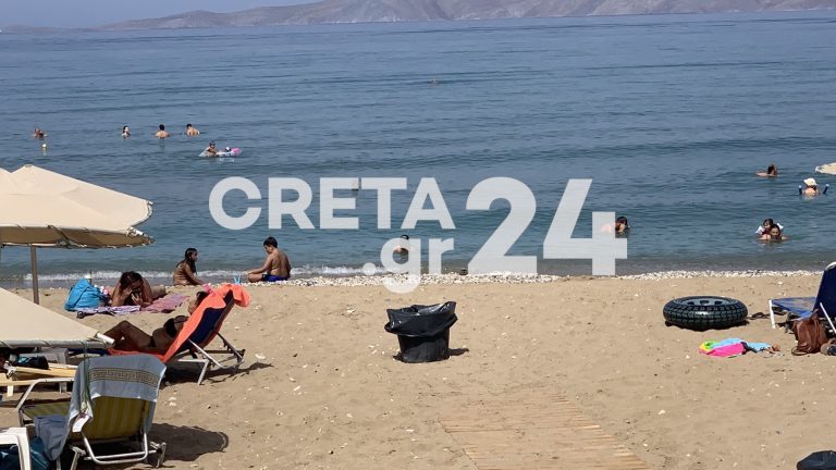 Σεπτέμβριος σαν… Ιούλιος – Στις παραλίες οι Ηρακλειώτες (εικόνες)