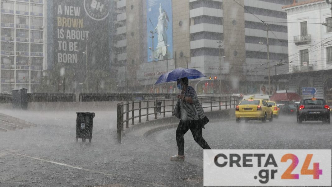 Κρήτη: Καταιγίδες και χαλάζι την Κυριακή – Σε τι επίπεδα θα κυμανθεί η θερμοκρασία
