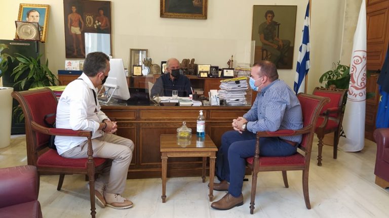 Συνάντηση Δημάρχου Ηρακλείου με την διοίκηση του Ηροδότου