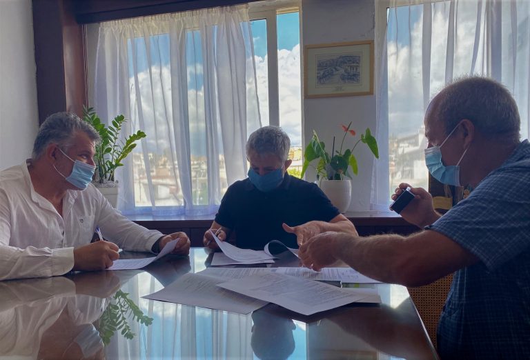 Ηράκλειο: Υπογραφή σύμβασης για εργασίες στο Ανοικτό Θέατρο Ζαρού