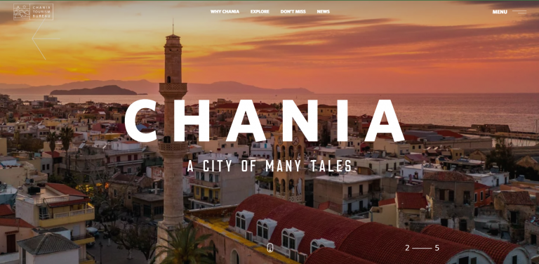 Με δύο διεθνή βραβεία web-design τιμήθηκε η νέα ιστοσελίδα Τουρισμού του Δήμου Χανίων