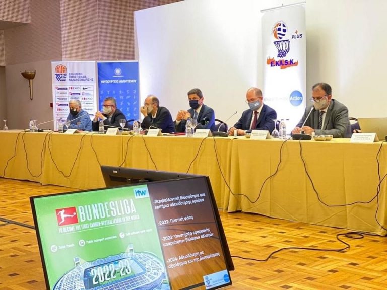 Η ΕΚΑΣΚ πρώτος αθλητικός φορέας της χώρας που συμμετέχει στην «αθλητική δράση για τη κλιματική αλλαγή»