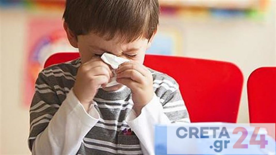 Ηράκλειο: «Σαρώνει» η γρίπη στα παιδιά – Έξαρση καταγράφεται και στα νοσοκομεία