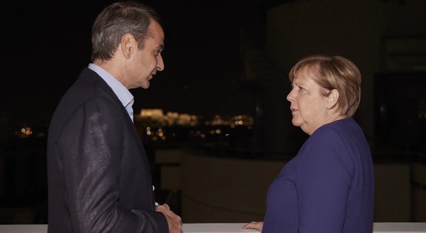 Άνγκελα Μέρκελ: Ολοκληρώθηκε το δείπνο στο σπίτι του Κυριάκου Μητσοτάκη – Το πρόγραμμα της Παρασκευής