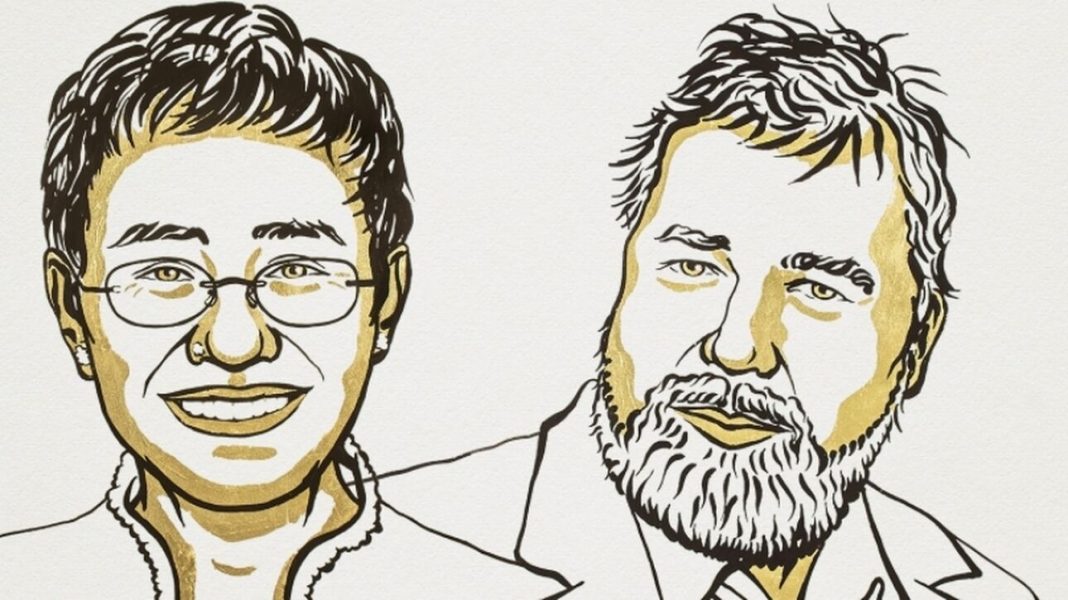 Νόμπελ Ειρήνης 2021: Στη Μαρία Ρέσα και τον Ντμίτρι Μουράτοφ το φετινό βραβείο