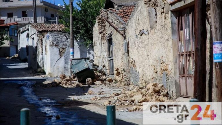 Ηράκλειο: Κηρύχθηκαν σεισμόπληκτες νέες περιοχές