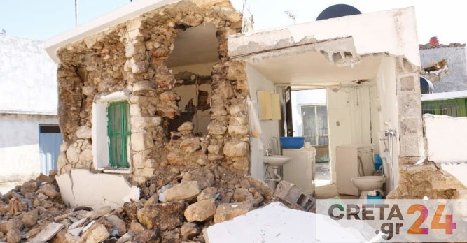 Ηράκλειο: «Μάχη» με το χρόνο στις σεισμόπληκτες περιοχές – Κανένας φάκελος ως τώρα δεν έχει ελεγχθεί