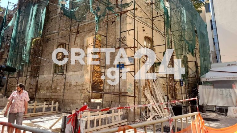 Ηράκλειο: Προχωρούν οι εργασίες στο Τρανταλλίδειο (εικόνες)