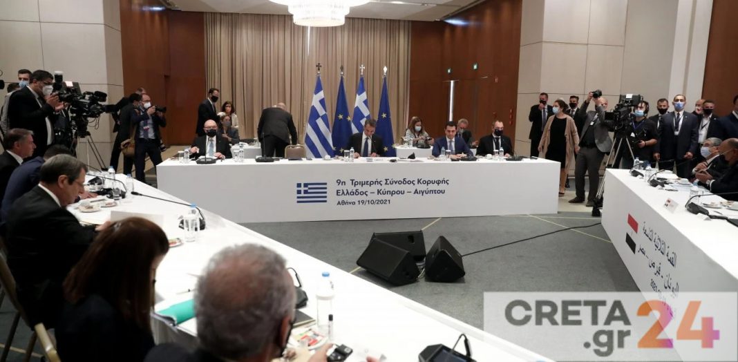 Τριμερής Ελλάδας – Κύπρου – Αιγύπτου: Κοινή διακήρυξη με μηνύματα σε Τουρκία