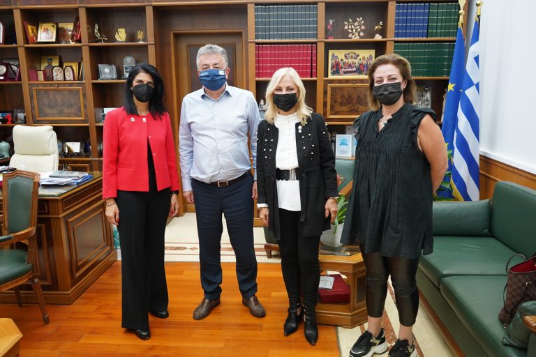 Επίσκεψη της Διοικήτριας Περιφέρειας 2470 του διεθνούς Ρόταρυ στον Περιφερειάρχη Κρήτης