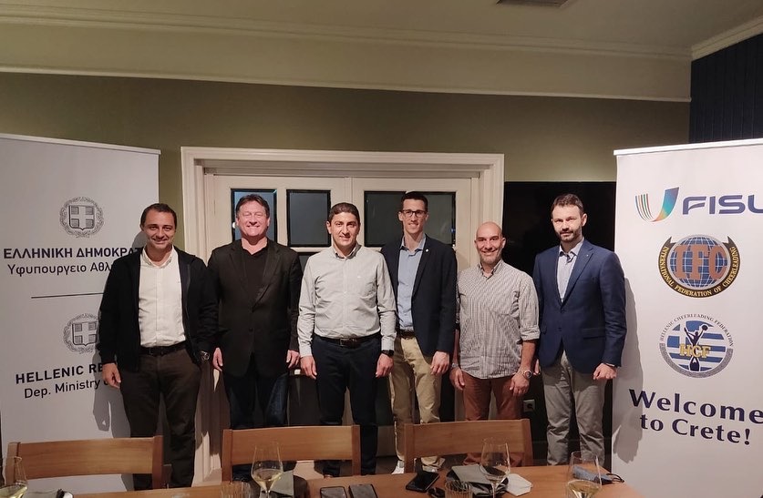 Συνάντηση Αυγενάκη με την Παγκόσμια Ομοσπονδία για το Παγκόσμια Πανεπιστημιακό Πρωτάθλημα Cheerleading