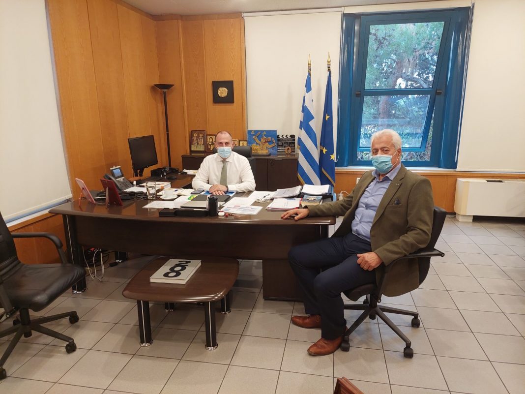 Με τον Υφυπουργό Υποδομών και Μεταφορών συναντήθηκε ο Χ. Κουκιανάκης