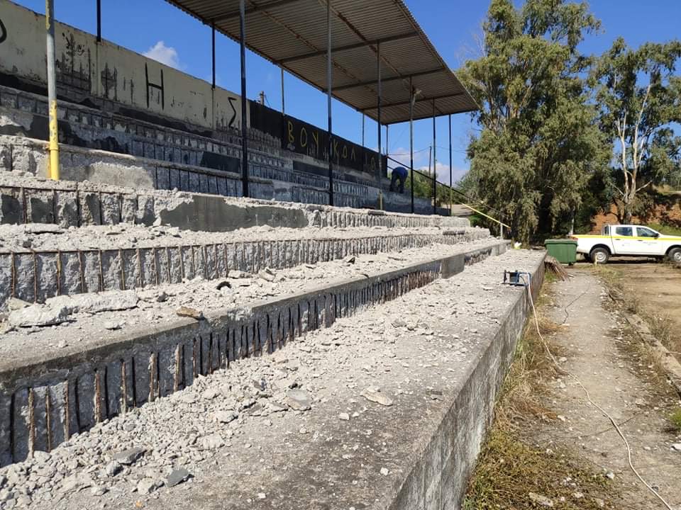 Κρήτη: Έναρξη εργασιών ανακατασκευής του γηπέδου ποδοσφαίρου Βουκολιών