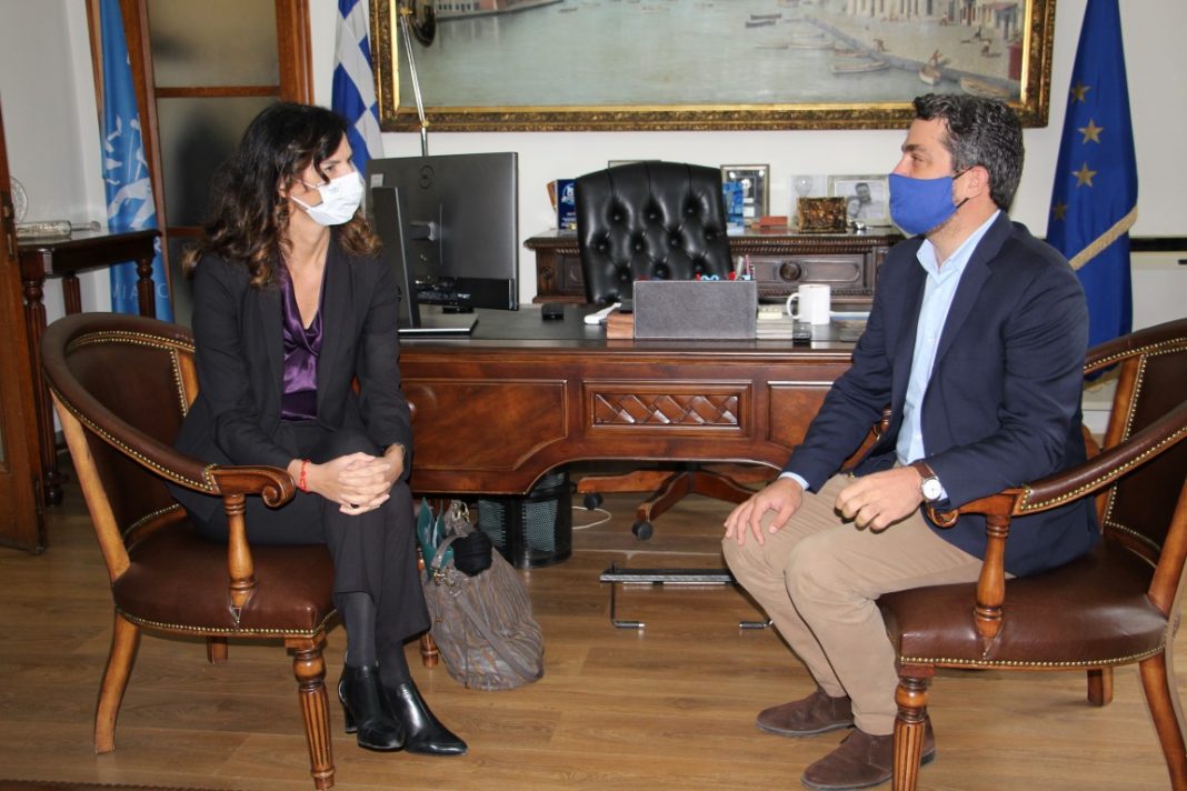 Συνάντηση Δημάρχου Χανίων με την Ιταλίδα Πρέσβη στην Ελλάδα,