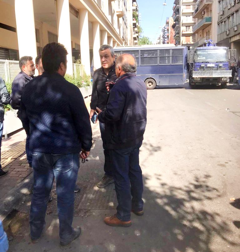 Στο πλευρό αγροτών και κτηνοτρόφων στην Αθήνα, ο Χάρης Μαμουλάκης