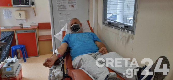 Hράκλειο: Έδωσαν αίμα οι εργαζόμενοι της ΔΕΠΑΝΑΛ