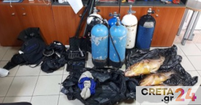 Κρήτη: Η παράνομη αλιεία έφερε συλλήψεις – Πως εντόπισαν τους ψαροντουφεκάδες οι λιμενικοί