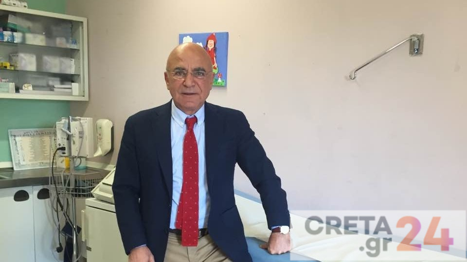 Ηράκλειο: Το «αντίο» του Δ. Μαμουλάκη στην Παιδιατρική Κλινική του ΠΑΓΝΗ
