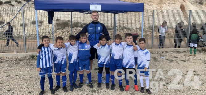 Ηράκλειο: Παιδιά έπαιξαν ποδόσφαιρο για τα παιδιά των σεισμόπληκτων περιοχών