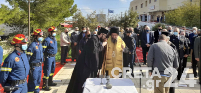 Ηράκλειο: Δεν ξεχνούν τους πυροσβέστες που έπεσαν στο καθήκον