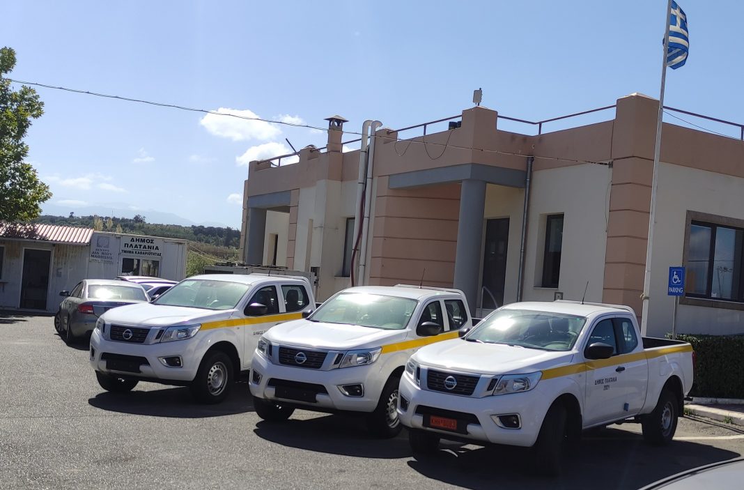 Ενίσχυση και εκσυγχρονισμός του στόλου οχημάτων του Δήμου Πλατανιά