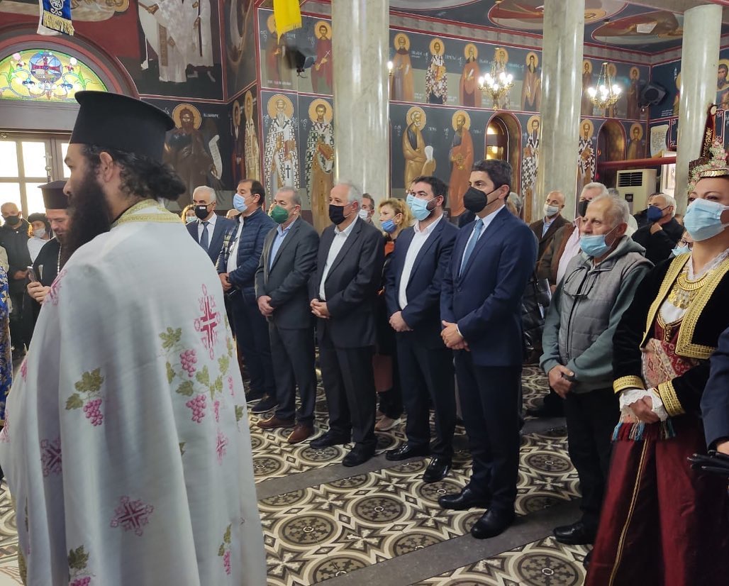 Ο Λ. Αυγενάκης στους πανηγυρικούς εορτασμούς για τον Άγιο Νικόλαο σε Νέα Αλικαρνασσό, Γάζι και Αρχάνες