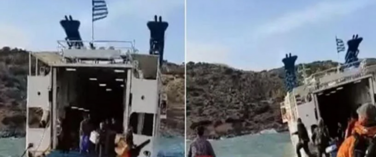 Απίστευτο βίντεο: Υπεράνθρωπη προσπάθεια αποβίβασης από πλοίο με 9 μποφόρ