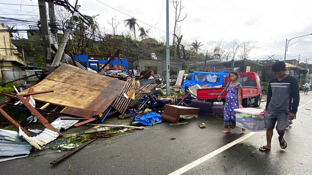 Φιλιππίνες: Δραματική αύξηση των νεκρών από τον τυφώνα Ράι – Ξεπέρασαν τους 200
