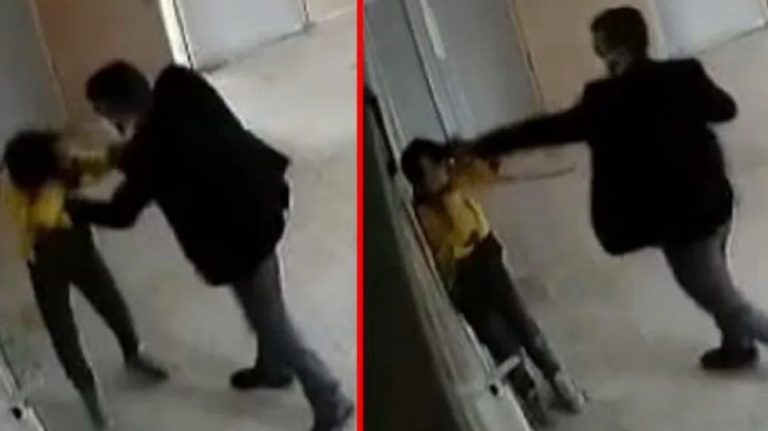Σάλος στην Τουρκία από άγρια επίθεση καθηγητή σε μαθητή – Τον χτυπά με μπουνιές και χαστούκια