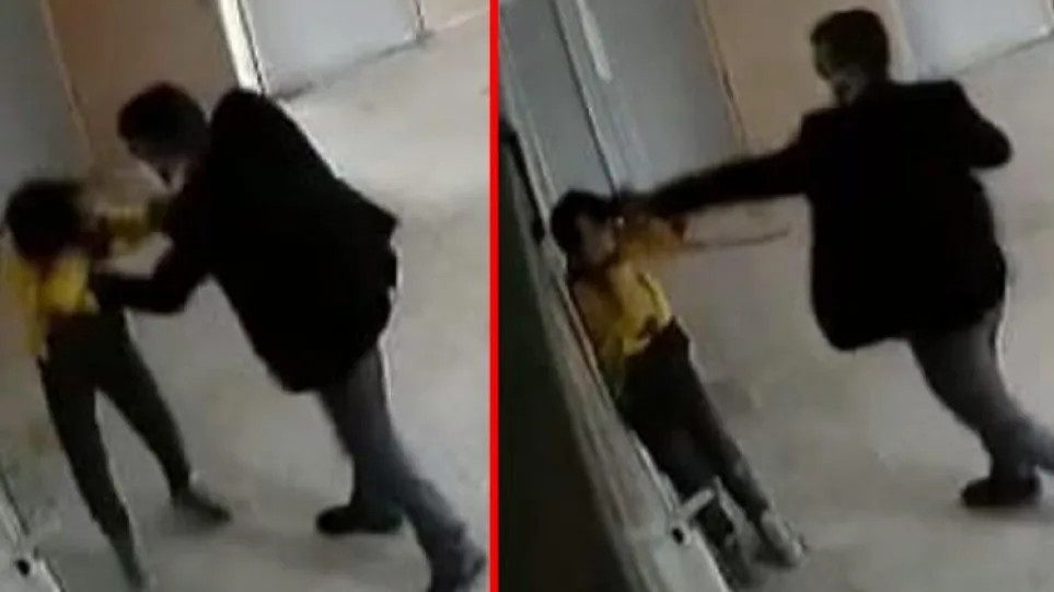 Σάλος στην Τουρκία από άγρια επίθεση καθηγητή σε μαθητή – Τον χτυπά με μπουνιές και χαστούκια