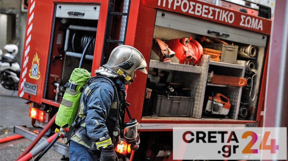 Κρήτη: Φωτιά σε αποθήκη επιχείρησης κινητοποίησε την Πυροσβεστική