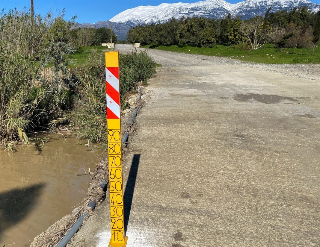 Ηράκλειο: Νέες μπάρες μέτρησης υδάτων στις ιρλανδικές διαβάσεις
